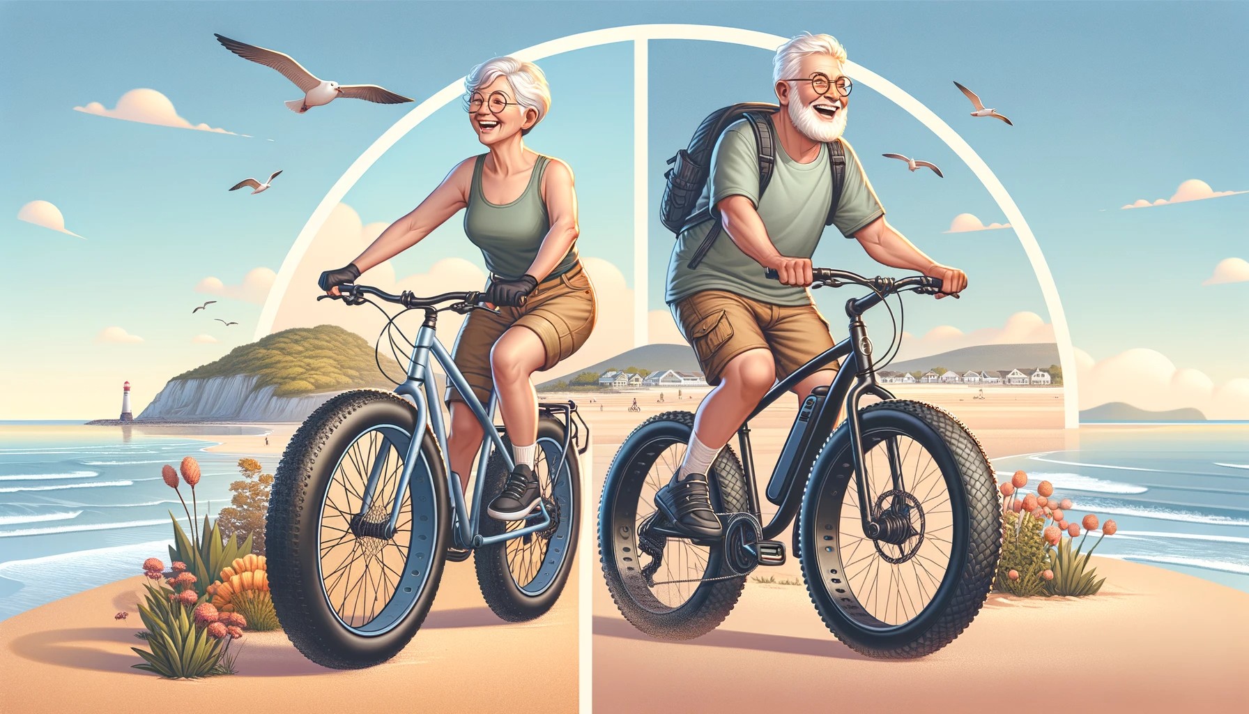 Fatbike vs E-bike for Seniors