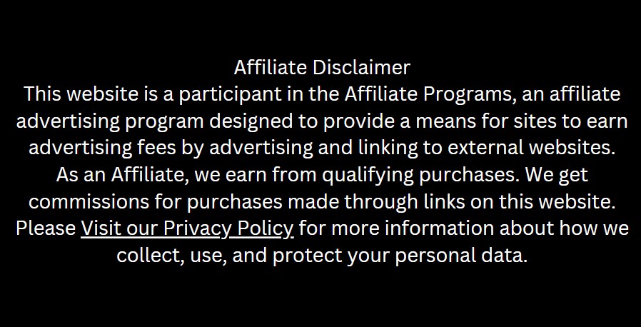 Affiliate Disclaimer